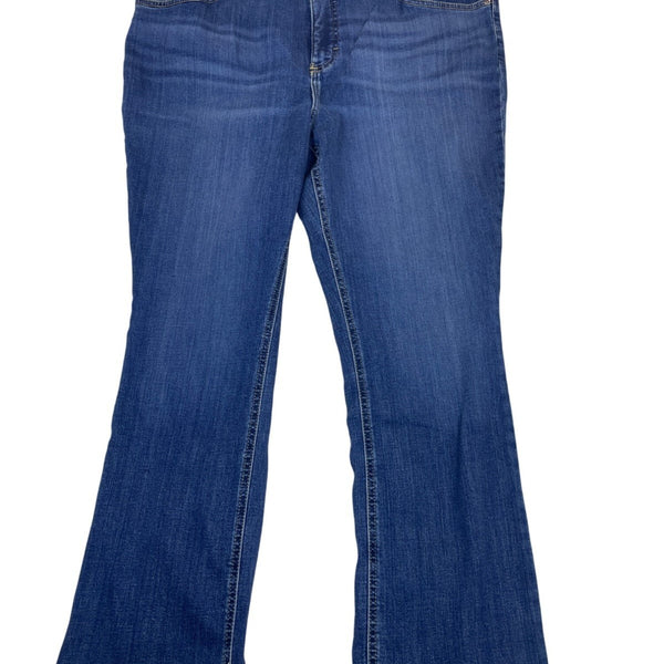 Lee Womens Bootcut Blue Jeans Mid Rise Stretch Denim Size 20WS  - New