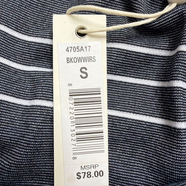 Max Studio Womens Black & White Striped Pencil Skirt Rayon Blend Stretch Size S