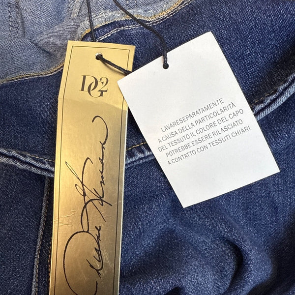 DSquared2 Women’s Blue Denim Bootcut Jeans Size LT - New