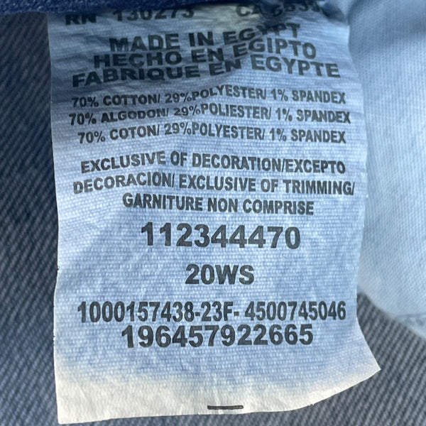 Lee Womens Bootcut Blue Jeans Mid Rise Stretch Denim Size 20WS  - New