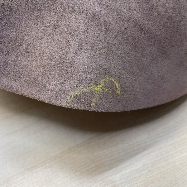 Vintage Western Style Suede Brown Leather Cowboy Hat With Braided Band