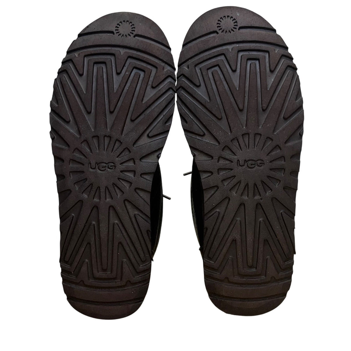 Vintage UGG Men’s Dark Brown Leather Lace-Up Shearling Lined Boots Size 10