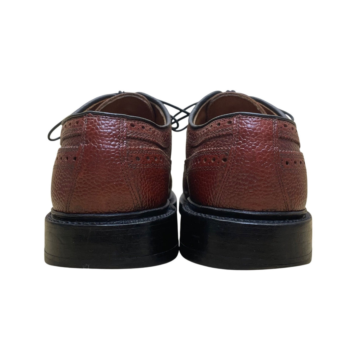 Allen Edmonds Men’s Brown Leather Classic Brogue Wingtip Dress Shoes Size 8.5c