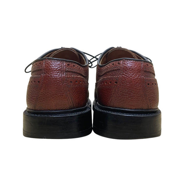 Allen Edmonds Men’s Brown Leather Classic Brogue Wingtip Dress Shoes Size 8.5c