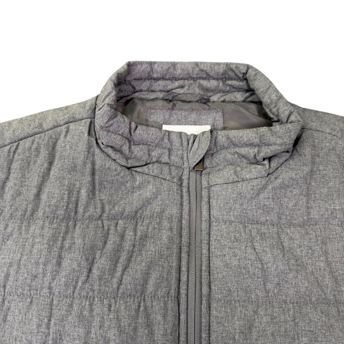 Sonoma Mens Gray Puffer Vest Full-Zip Lightweight Sleeveless Jacket Sz XXL - New