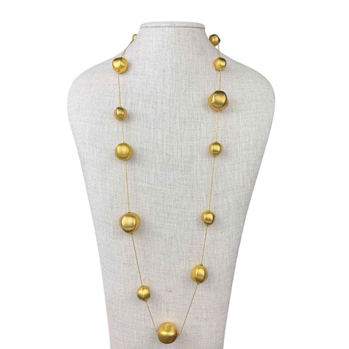 Anne Klein Womens Gold Tone Jewelry Necklace & Clip-On Butterfly Earrings Set