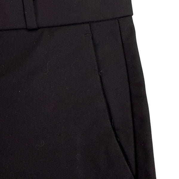 Banana Republic Women Black Cotton/Rayon Logan Trouser Mid-Rise Stretch Size 6