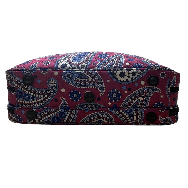 Vera Bradley Women’s Floral Paisley Quilted Fabric Zippered Travel Bag