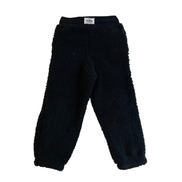 Oshkosh Toddler Black Sweatpants 4T Cozy Elastic Waistband Casual Style - New