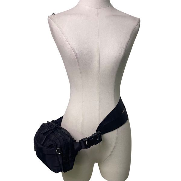 Bestour Unisex Black Nylon Versatile Adjustable Belt Storage BX-06 Waist Pack