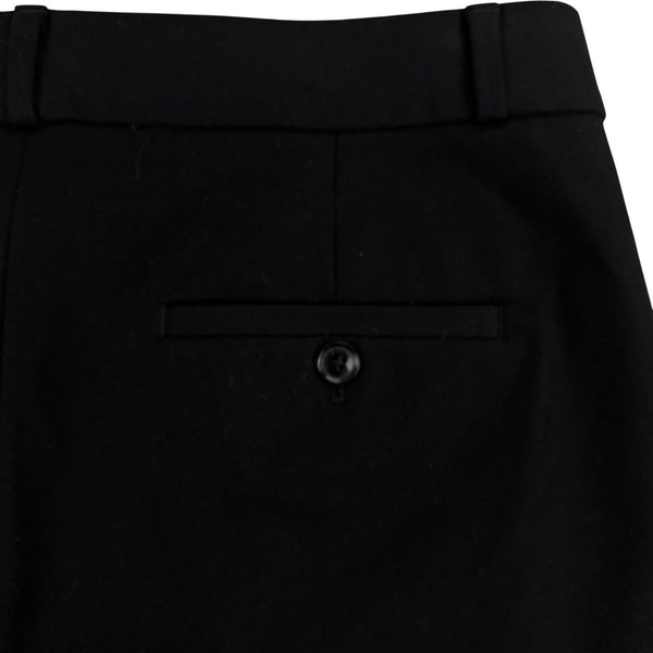 Banana Republic Women Black Cotton/Rayon Logan Trouser Mid-Rise Stretch Size 6