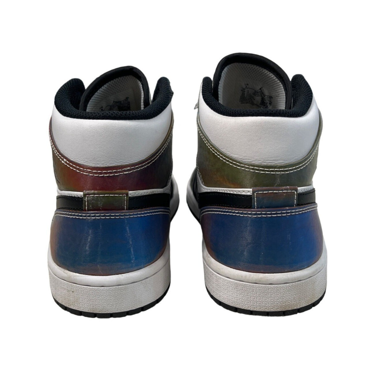 Nike Air Jordan 1 Mid Top Black and White Sz 8