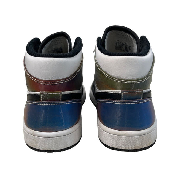 Nike Air Jordan 1 Mid Top Black and White Sz 8