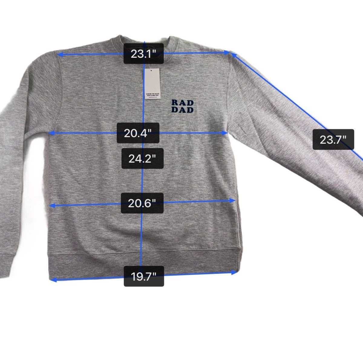 Sub_Urban Riot Men Gray/Polyester Crewneck Sweater Size S- New