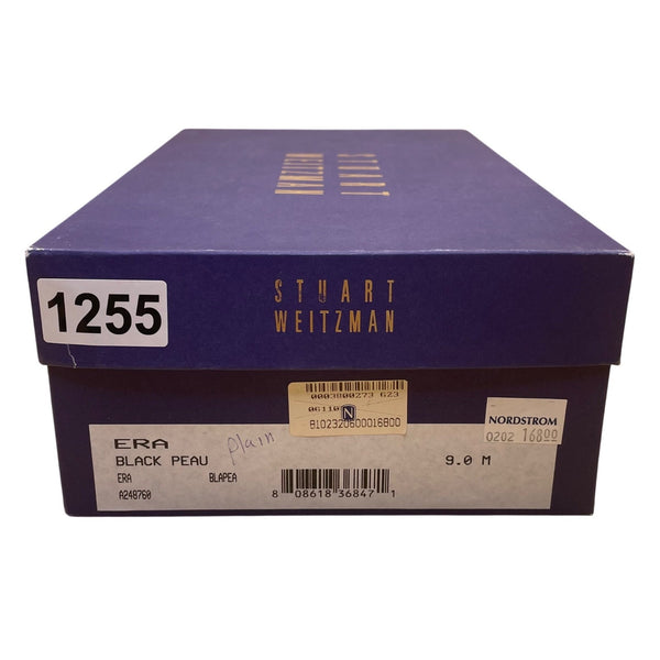 Stuart Weitzman Women’s Black Fabric Pointed Toe Era High Heels Size 9M