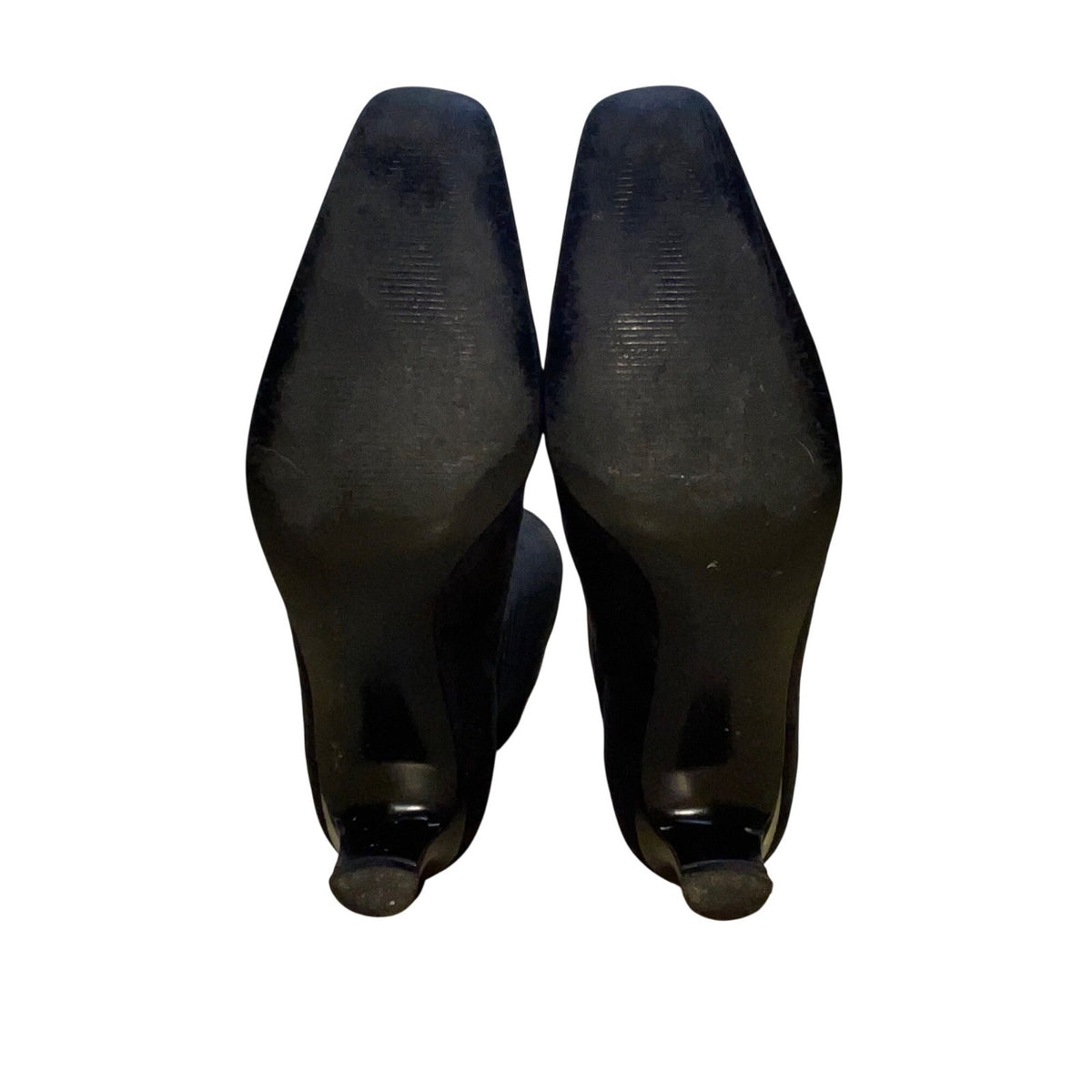 Boden Made In Italy Women’s Black Faux Suede Mid-Heel Knee-High Boots Size 38