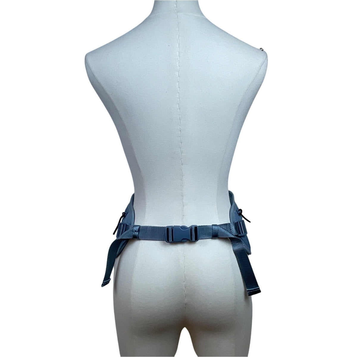 Caraa Sport Light Blue Nylon Multi-Pocket Adjustable Strap Utility Belt Bag - New