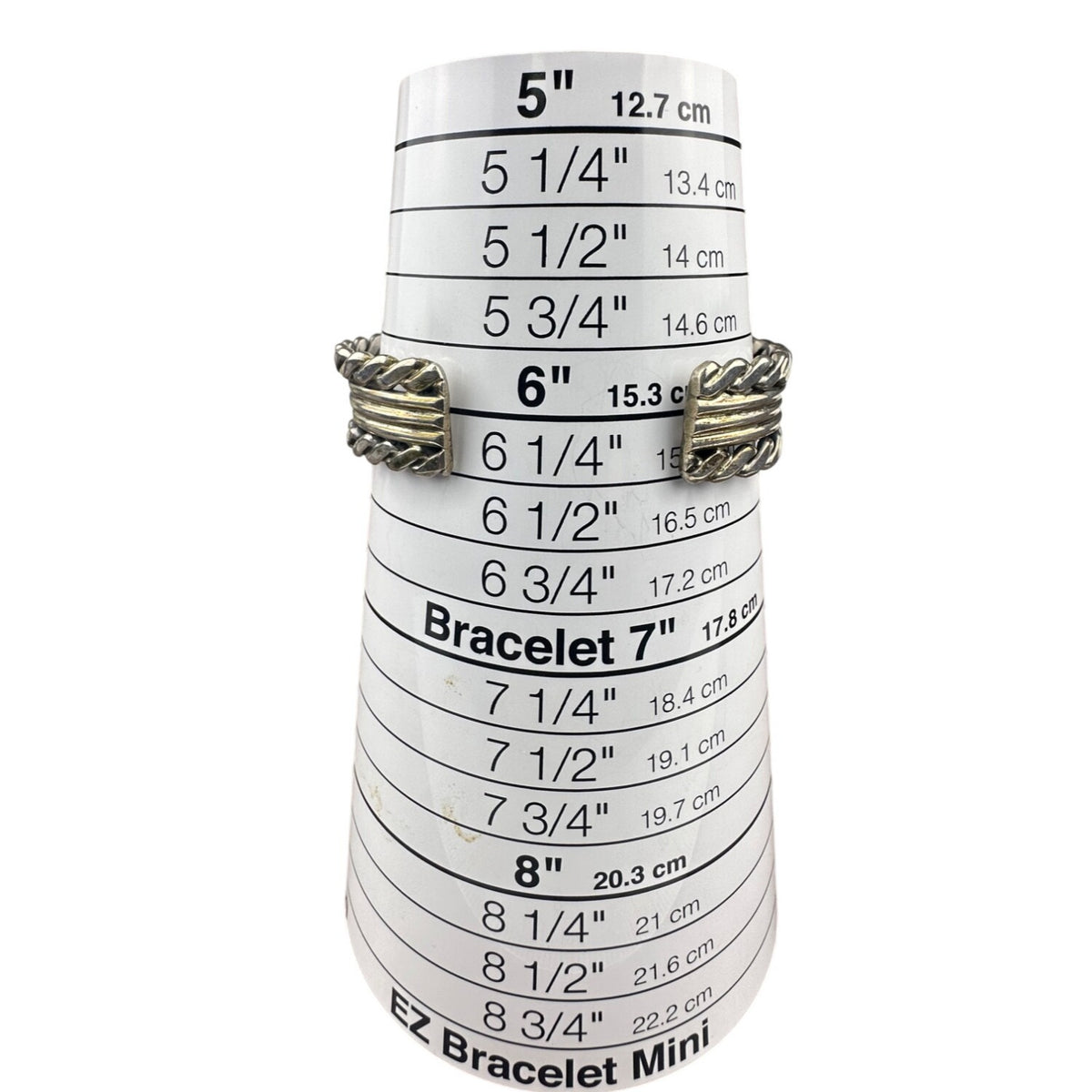Sterling Silver Unisex Cuff Bracelet Rope Design Handcrafted Adjustable
