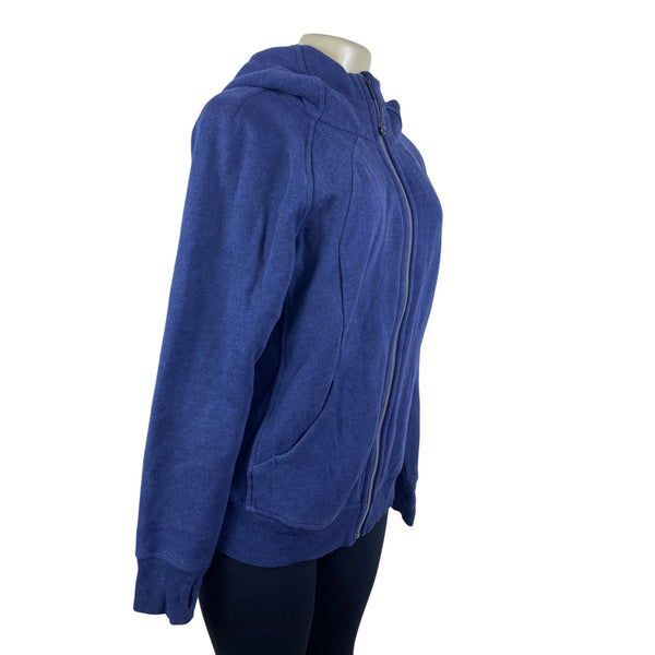 Lululemon Blue Full-Zip Hoodie With Pockets & Thumbholes Women’s