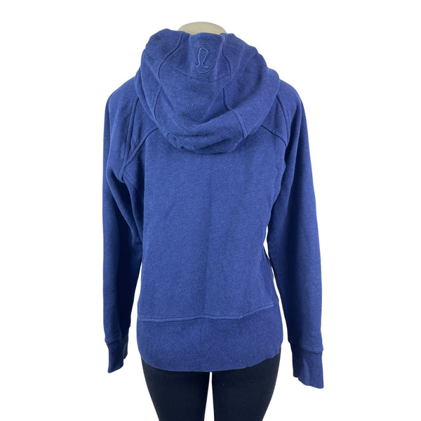 Lululemon Blue Full-Zip Hoodie With Pockets & Thumbholes Women’s