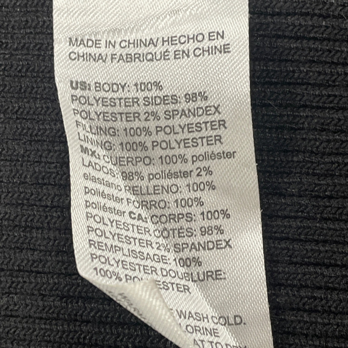Chico’s Women's Black Quilted Zip Up Vest With Side Pockets Size 0/ Us 4