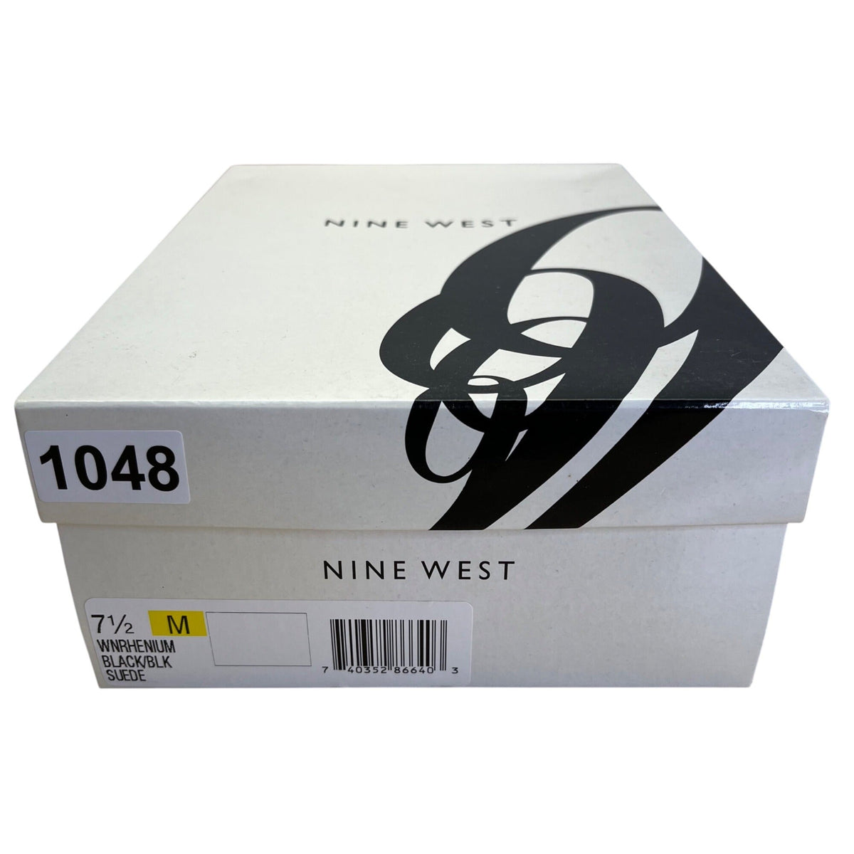 Nine West Women’s Black Suede & Patent Leather T-Strap Rhenium Heels Size 7.5M