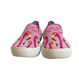 Rothys Toddler Girl’s Pink Flamingos Flat Shoes Sz 10