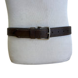 Mens Levis Brown Synthetic Leather Belt With Metal Buckle Size L 38-40