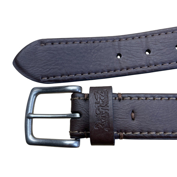 Mens Levis Brown Synthetic Leather Belt With Metal Buckle Size L 38-40