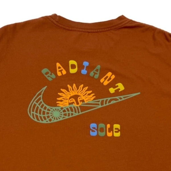 Nike Radiant Sole Terracota Orange T-Shirt Sz M
