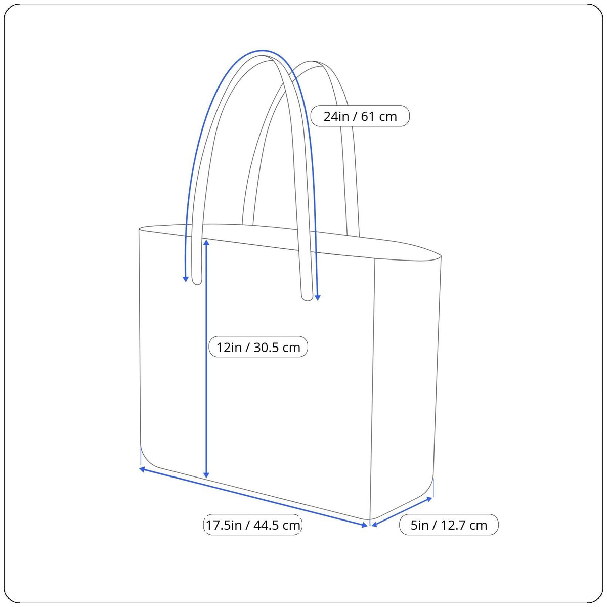 Women’s Black Faux Leather With Adjustable Straps & Gold Accents Tote Bag