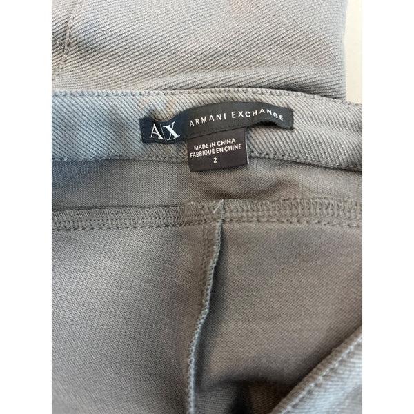 Armani Exchange Women's Gray Modern Style Pants Sz 2