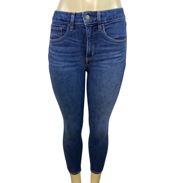 Gap Sky High Universal Jegging Denim Blue Womens Petite Stretch Jeans Size 2