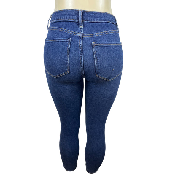 Gap Sky High Universal Jegging Denim Blue Womens Petite Stretch Jeans Size 2