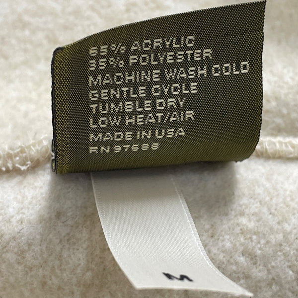 Maralyce Ferree Women's Beige & Gray Hooded Toggle Coat Warm Casual Cozy Size M