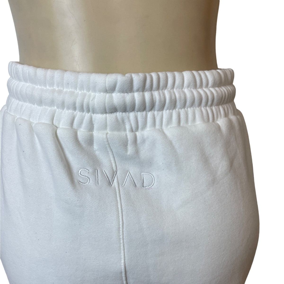 Sivad Women's White Sweatpants Sz L