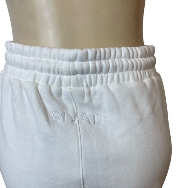 Sivad Women's White Sweatpants Sz L