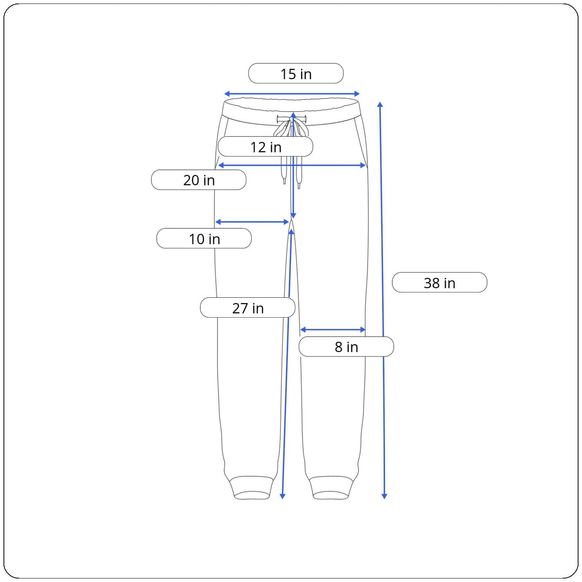 Sivad Women's White Sweatpants Sz L