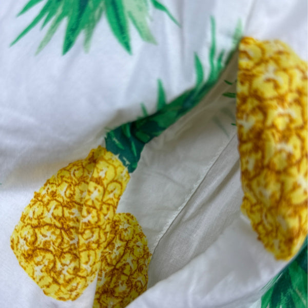 J.Crew Pineapple Print Sundress With Spaghetti Straps & Elastic Waist Size 4