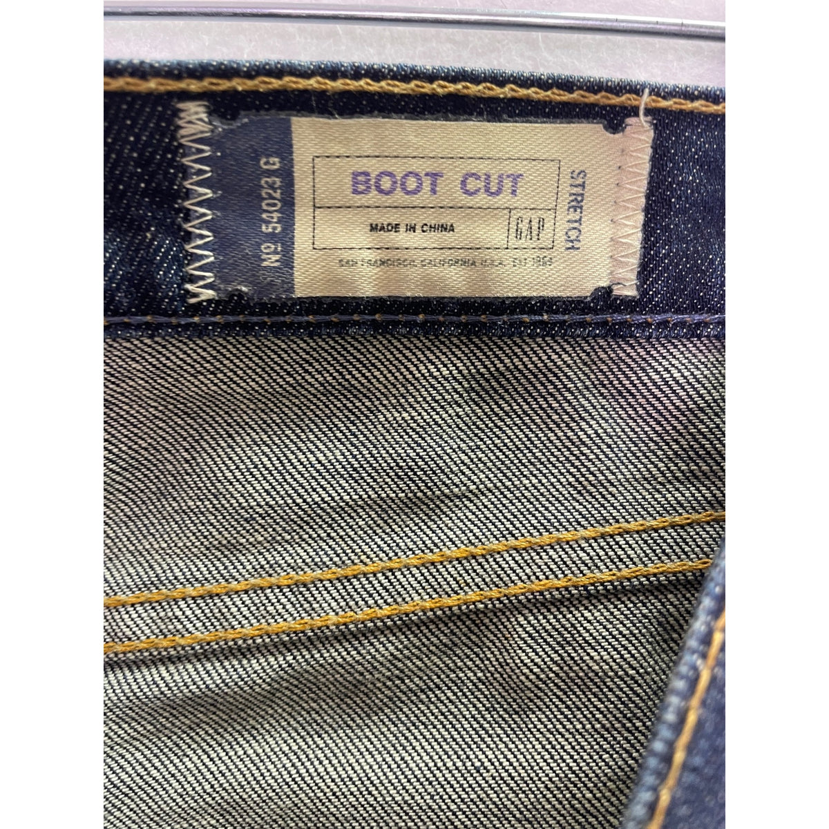 Gap Womens Boot Cut Stretch Jeans Size 6C Dark Wash Denim