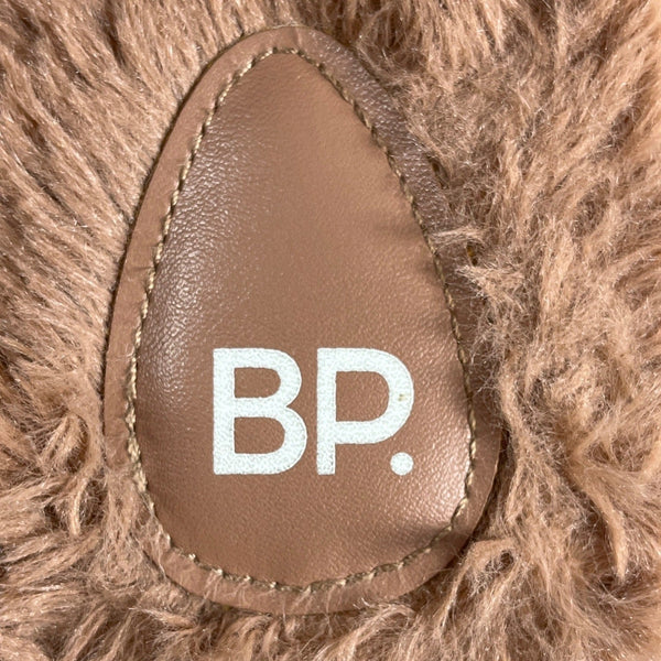 BP Women's Brown Faux Fur Slippers Sz 9-10 - NWOB