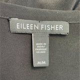 Eileen fisher Women's black and brown Sequins Shirt Sz M