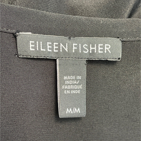 Eileen fisher Women's black and brown Sequins Shirt Sz M