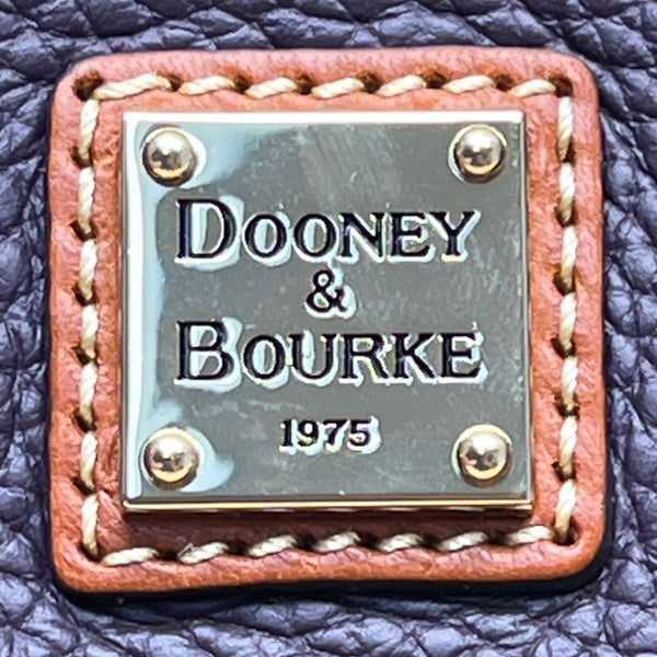 Dooney & Bourke Plum Wine Pebbled Leather Coin Purse - New