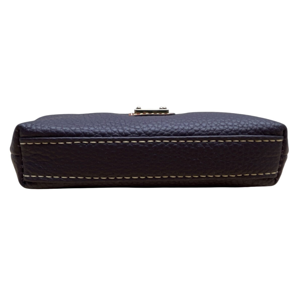 Dooney & Bourke Plum Wine Pebbled Leather Coin Purse - New