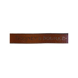 Dooney & Bourke Brown & Tan Leather Adjustable Belt With Gold Buckle S 26-28 USA
