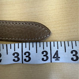 Dooney & Bourke Brown & Tan Leather Adjustable Belt With Gold Buckle S 26-28 USA