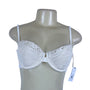 Shade & Shore Women's White Swimsuit Top Crochet Design Size 34C - New