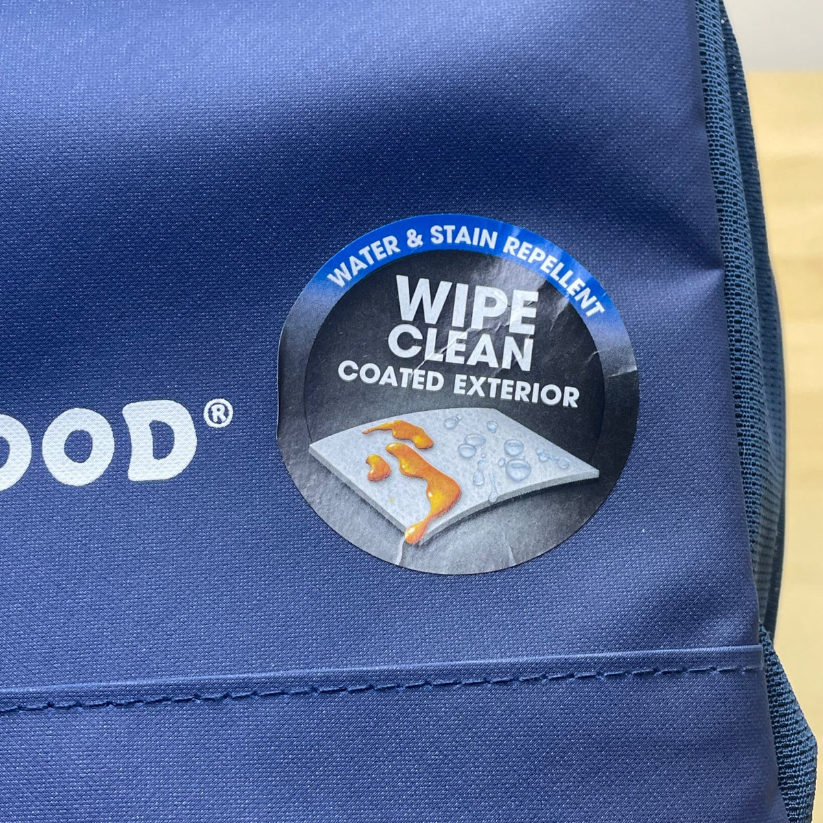 Life Is Good Navy Kids Insulated Cooler Bag With Stain Repellent Exterior