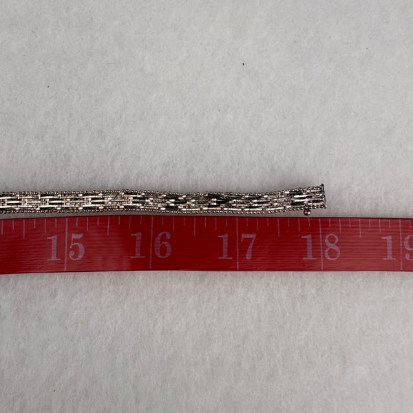 V Style Womens Silver Tone Multistrand Chain Necklace Elegant Timeless Design